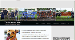 Desktop Screenshot of myreporternews.com