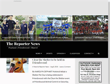 Tablet Screenshot of myreporternews.com